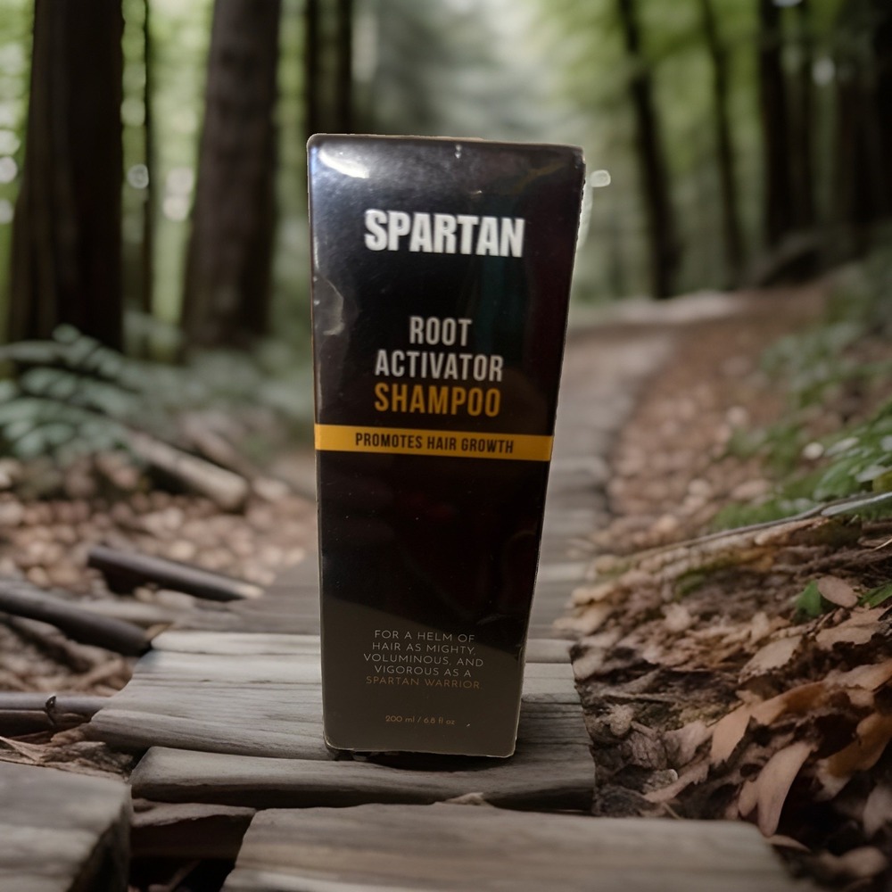 Spartan Root Activator Shampoo Promotes Hair Growth Men's 6.8 oz 200ml Sealed